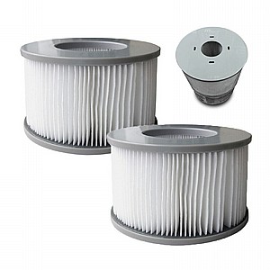 זוג פילטרים לג'קוזי מתנפח תוצרת MSpa - מקוריים זוג פילטרים לג'קוזי מתנפח תוצרת MSpa - מקוריים