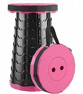 שרפרף קמפינג טלסקופי מתקפל COOL STOOL - צבע ורד שרפרף קמפינג טלסקופי מתקפל COOL STOOL - צבע ורד