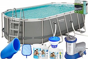 חבילת BASIC בריכה לגינה אובלית אולטרה BESTWAY דגם 56710B חבילת BASIC בריכה לגינה אובלית אולטרה BESTWAY דגם 56710B