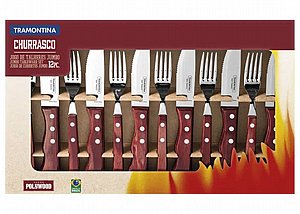 סט סכו"ם ג'מבו 12 חלקים מסדרת "CHURRASCO" סט סכו"ם ג'מבו 12 חלקים מסדרת "CHURRASCO"
