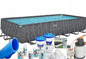 חבילת BASIC בריכה לגינה מלבנית אולטרה BESTWAY דגם 561KG חבילת BASIC בריכה לגינה מלבנית אולטרה BESTWAY דגם 561KG