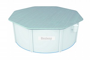 כיסוי עליון לבריכה משושה 300X120 ס"מ BESTWAY דגם 58291 כיסוי עליון לבריכה משושה 300X120 ס"מ BESTWAY דגם 58291
